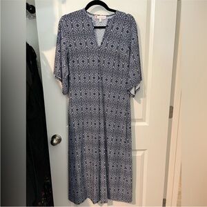Jude Connally Ruby Maxi Dress- Harbor Medallion Navy Size XS
